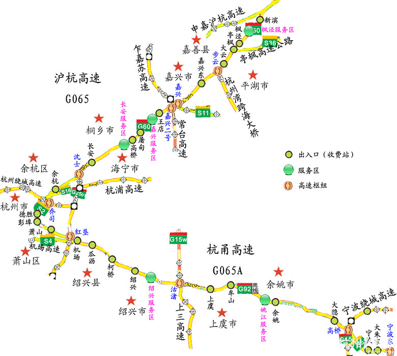 浙江省高速地图最新概览